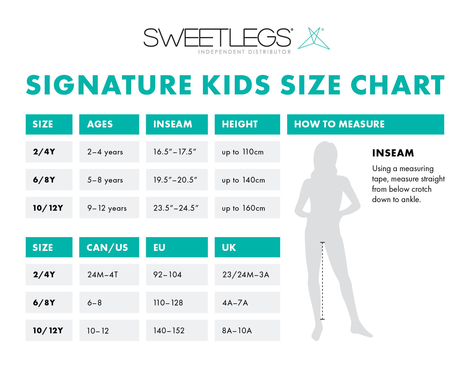 Size Chart  SweetLegs Ottawa with Dominique